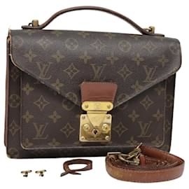 Louis Vuitton-LOUIS VUITTON Monogram Monceau 28 Hand Bag 2way M51185 LV Auth bs17992-Monogram