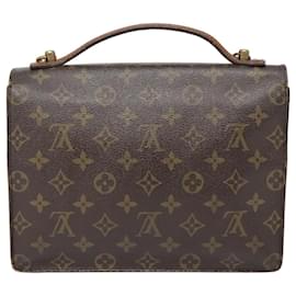 Louis Vuitton-LOUIS VUITTON Monogram Monceau 28 Hand Bag 2way M51185 LV Auth bs17992-Monogram