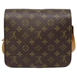 Louis Vuitton-LOUIS VUITTON Monogram Cartouchiere MM Shoulder Bag M51253 LV Auth 89949-Monogram