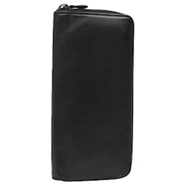 Louis Vuitton-LOUIS VUITTON Monogram Shadow Zippy Wallet Vertical Black M62902 LV Auth 91911-Black