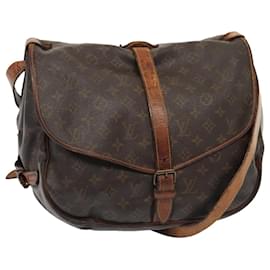 Louis Vuitton-LOUIS VUITTON Monogram Saumur 35 Shoulder Bag M42254 LV Auth yk15414-Monogram