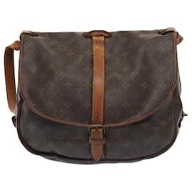 Louis Vuitton-LOUIS VUITTON Monogram Saumur 35 Shoulder Bag M42254 LV Auth yk15414-Monogram