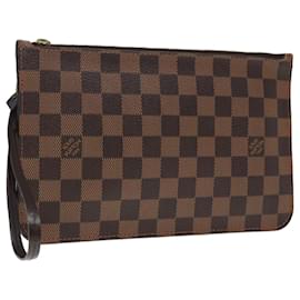 Louis Vuitton-LOUIS VUITTON Damier Ebene Neverfull MM Pouch Accessory Pouch LV Auth 90028-Other