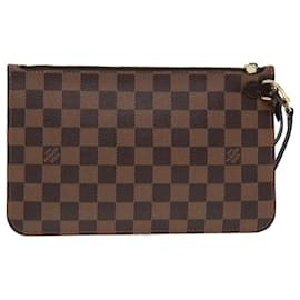 Louis Vuitton-LOUIS VUITTON Damier Ebene Neverfull MM Pouch Accessory Pouch LV Auth 90028-Other