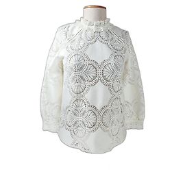 SéZane Bianca Spitzenbluse weiß Weiß