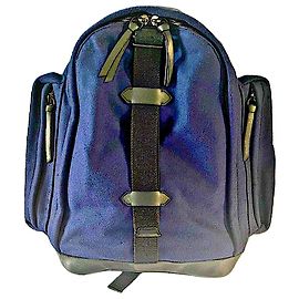 Mochila de lã e malha com studs Givenchy Riccardo Tisci autêntica Azul