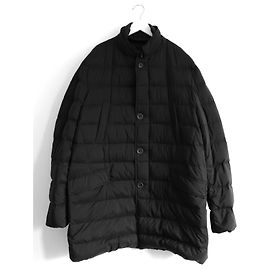 Herno Herren leichter Puffer-Mantel schwarz Schwarz