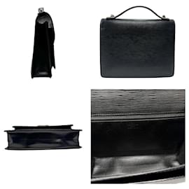 Louis Vuitton-Louis Vuitton Epi Monceau Handbag-Black