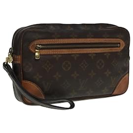 Louis Vuitton-LOUIS VUITTON Monogram Marly Dragonne GM Clutch Bag M51825 LV Auth bs18192-Monogram