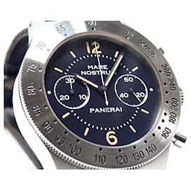 Panerai-PANERAI Mare Nostrum blue 5218-301A '93 Mens-Silvery