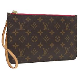 LOUIS VUITTON Monogram Neverfull MM Pouch Accessory Pouch LV Auth 89913 Monogram