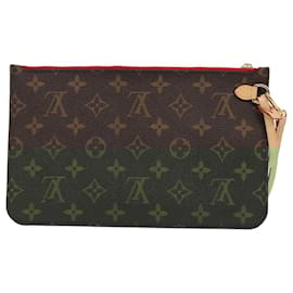 Louis Vuitton-LOUIS VUITTON Monogram Neverfull MM Pouch Accessory Pouch LV Auth 91903-Monogram