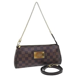 Louis Vuitton-LOUIS VUITTON Damier Ebene Eva Shoulder Bag 2way N55213 LV Auth 88938-Other