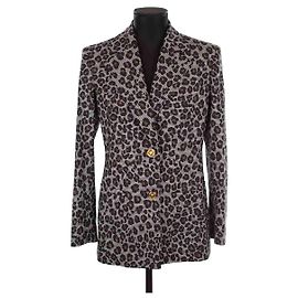 Versace Wollblazer Grau