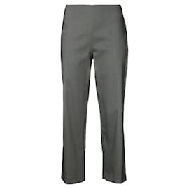 Dolce & Gabbana-Dolce & Gabbana Grey Silk Trousers - 2000s-Grey