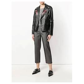 Dolce & Gabbana-Dolce & Gabbana Grey Silk Trousers - 2000s-Grey
