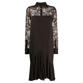 Robe en soie marron Romeo Gigli Marron