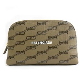 Pochette in pelle marrone Balenciaga Marrone
