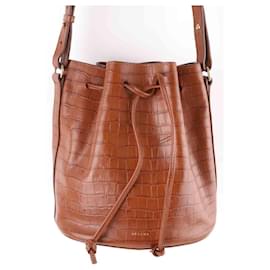 SéZane-Leather handbag-Brown