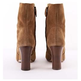 Autre Marque-Suede boots-Brown