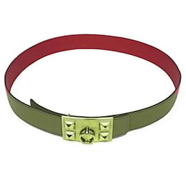 Hermès-Hermès Dog Collar-Red