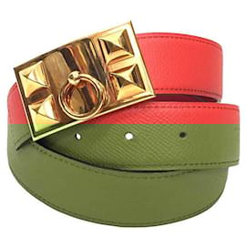 Hermès-Hermès Dog Collar-Red