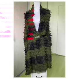 Dior-Coats, Outerwear-Black,Red
