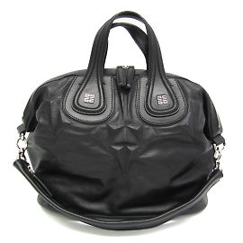 Givenchy Nightingale Leather Handbag Black
