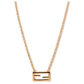 Colar Fendi Forever Dourado