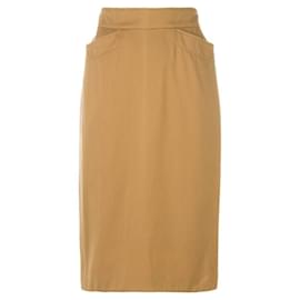 Falda de lana camel Kenzo Camello
