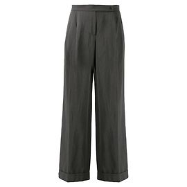 Graue Wollhose mit Abnähern von Lanvin - 2000er Grau