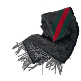Gucci GG Web Wool Rot Grün Grau