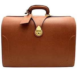 Burberry-Burberry Brown Leather Briefcase-Brown