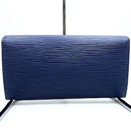 Louis Vuitton-Louis Vuitton Portefeuille Sarah Long Wallet-Navy blue