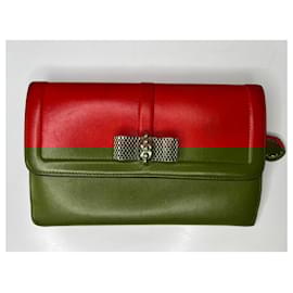 Christian Louboutin-Sweet Charity Wallet-Red,Gold hardware