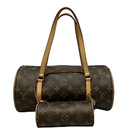 Louis Vuitton-LOUIS VUITTON Papillon 30 Handbag Monogram M51385 Monogram Canvas-Brown