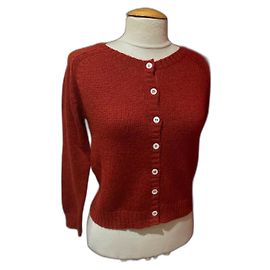 Soeur Weste Rot Wolle und Alpaka Mädchen Rot