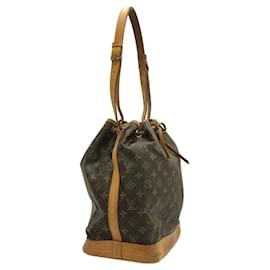 Louis Vuitton-LOUIS VUITTON Noe Monogram Shoulder Bag M42224 Brown Monogram Canvas-Brown