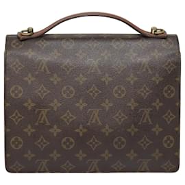 Louis Vuitton-LOUIS VUITTON Monogram Monceau 28 Hand Bag 2way M51185 LV Auth 92750-Monogram