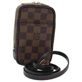 Louis Vuitton-LOUIS VUITTON Damier Ebene Etui Okapi PM Pouch N61738 LV Auth 92311-Other