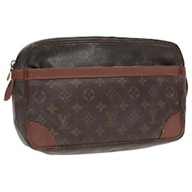 Louis Vuitton-LOUIS VUITTON Monogram Compiegne 28 Clutch Bag M51845 LV Auth 92914-Monogram