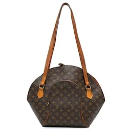 Louis Vuitton-Brown Louis Vuitton Monogram Ellipse GM Shopping Bag-Brown