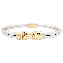 inconnue Bracelete de ouro e aço. Outro