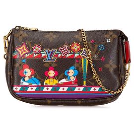 Pochette Accessoires épaule Vivienne Noël Mini Monogram marron Louis Vuitton Marron