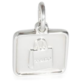 Tiffany & Co-Tiffany & Co. Shopping Bag Charm in Sterling Silver-Other