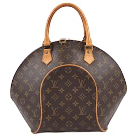 Louis Vuitton-Louis Vuitton Monogram Canvas Ellipse MM Handbag M51126-Brown