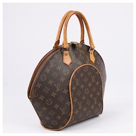 Louis Vuitton-Louis Vuitton Monogram Canvas Ellipse MM Handbag M51126-Brown