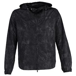 Valentino Garavani Valentino Hooded Butterfly Print Jacket in Black Polyester Black