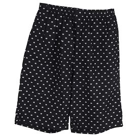 Boxer in cotone nero con stampa logo Balenciaga Nero
