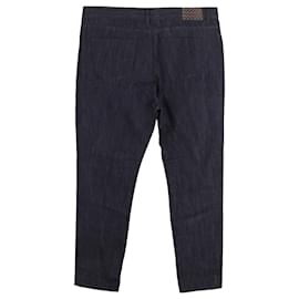 Bottega Veneta-Bottega Veneta Straight Leg Jeans in Blue Cotton-Blue